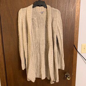 Beige Long sweater